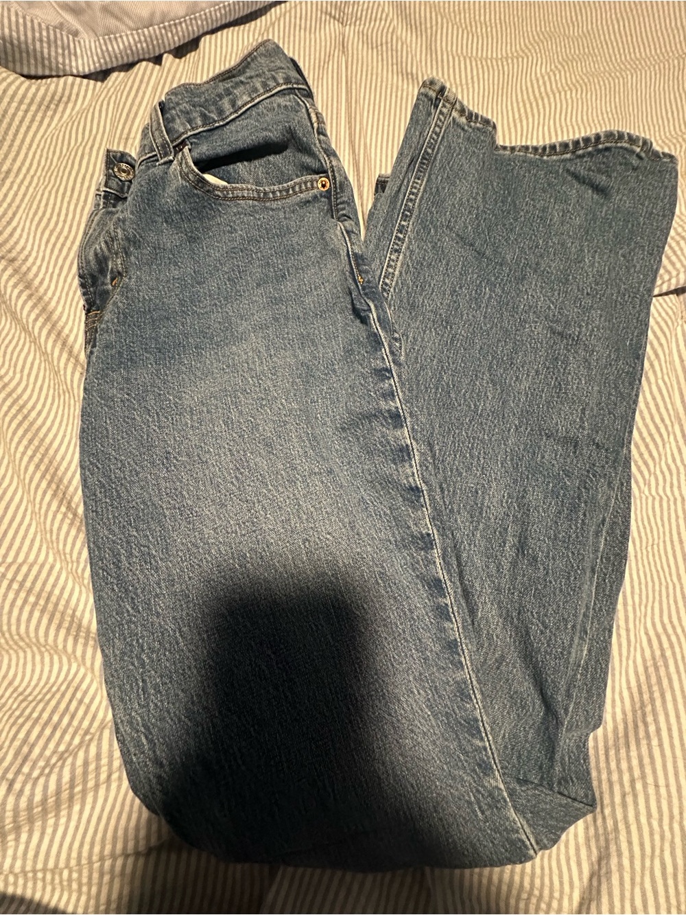 Abercrombie Mid Rise Bootcut Blue Women's Jeans